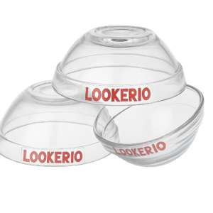 LOOKERIO Glass Bowl, Katoris – Set of 6 - 110 ML