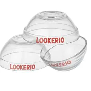 LOOKERIO Glass Bowl, Katoris – Set of 6 - 110 ML