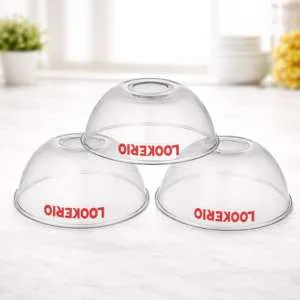 LOOKERIO Glass Bowl Set of 6 | 120 ML